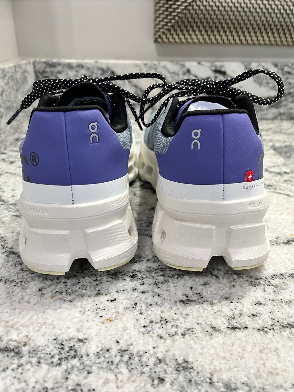 New On Running Cloudmonster in Mist/Blueberry | Size 7.5 (Women’s) - Picture 3 of 10